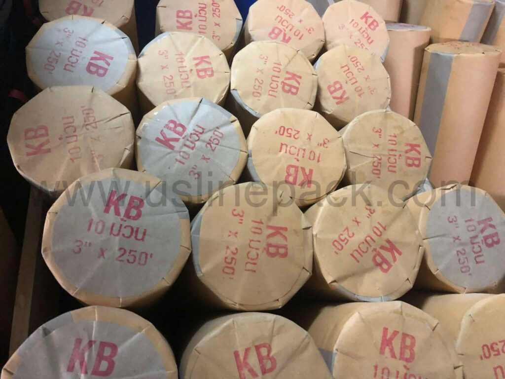เทปกระดาษกาวใช้น้ำ Gummed Paper Tape ราคาโรงงาน